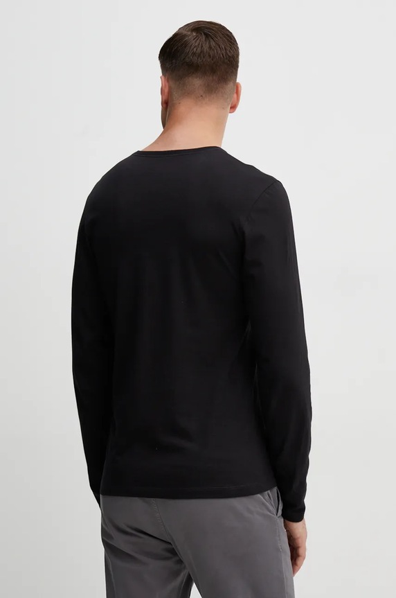 Bavlněné tričko s dlouhým rukávem BOSS LSShirtRN 3P Classic 3-pack 50492321