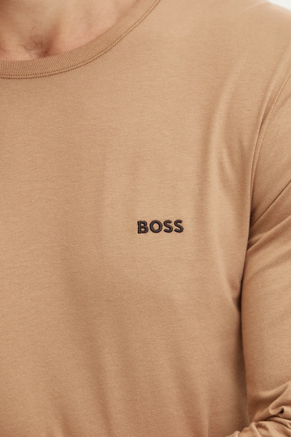 Bavlnené tričko s dlhým rukávom BOSS 3-pak LSShirtRN 3P Classic 50492321