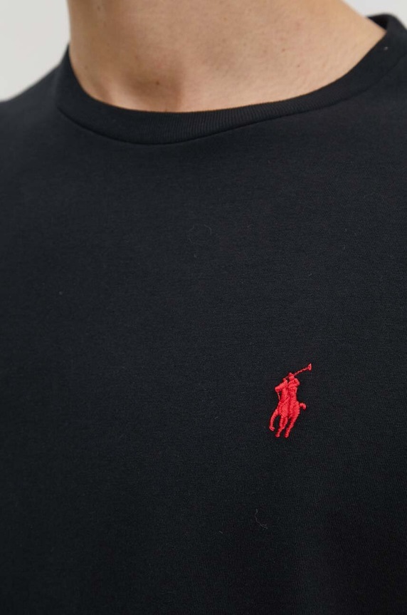 Polo Ralph Lauren longsleeve bawełniany 710671467 czarny