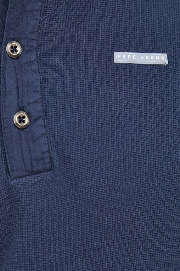Pepe Jeans longsleeve bawełniany Remus PM508690.594 granatowy