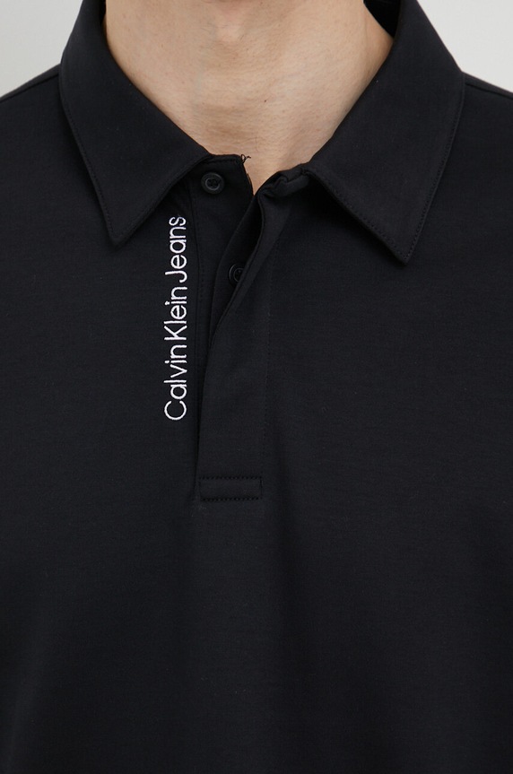 Calvin Klein Jeans longsleeve bawełniany J30J322852.PPYX czarny
