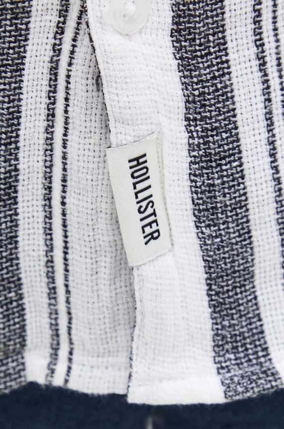 Košeľa s prímesou ľanu Hollister Co. KI325.3090.105