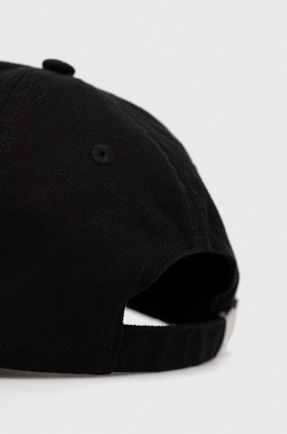 Sisley șapcă din bumbac pentru copii negru 6G0QYA008.G.SEASONAL