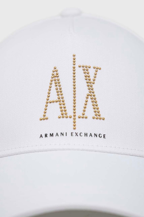 Armani Exchange pamut baseball sapka 944208.3R131.NOS fehér AA00