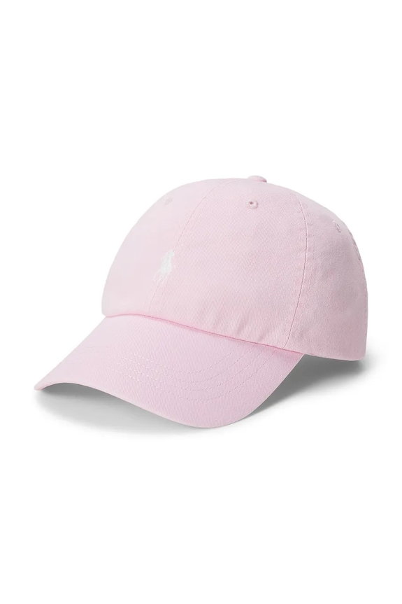 Polo Ralph Lauren baseball kapa pamučna za žene roza 211912843