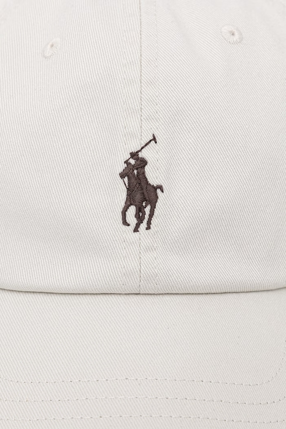 Polo Ralph Lauren czapka bejsbolówka damska bawełniana 211912843 szary SS26