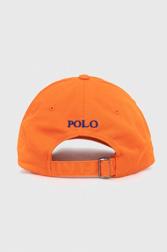 Doplňky Bavlněná baseballová čepice Polo Ralph Lauren 211912843 oranžová