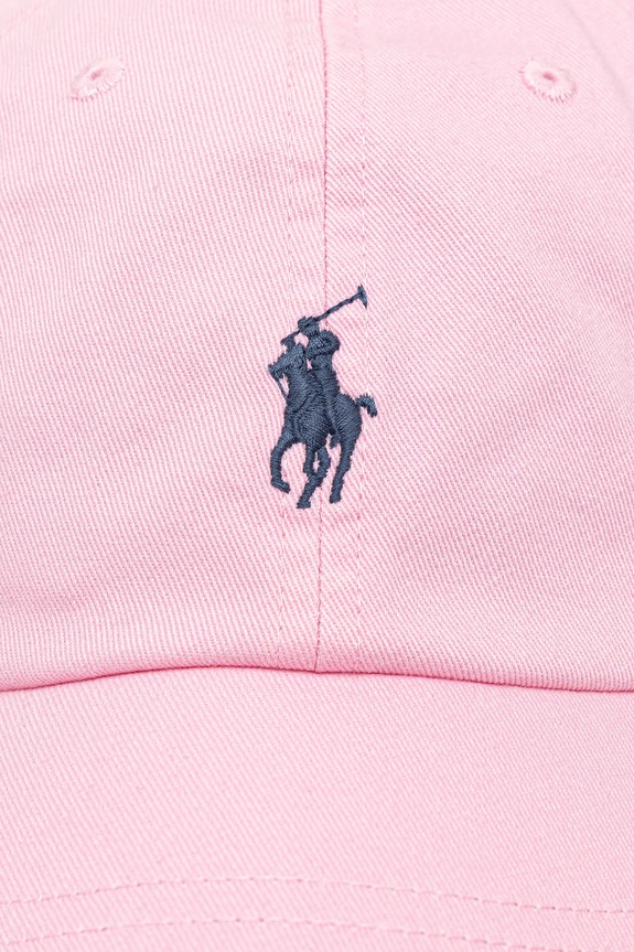 Pamučna kapa sa šiltom Polo Ralph Lauren 211912843 roza SS26