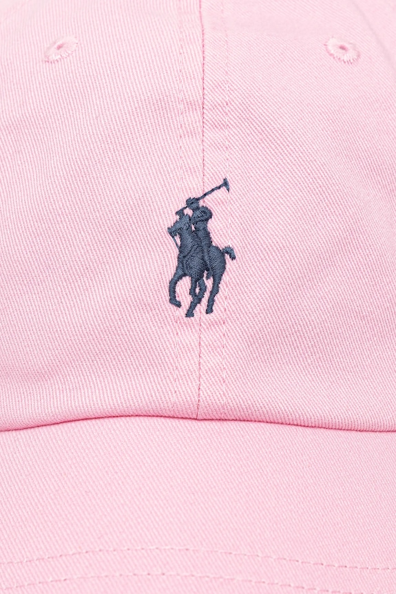 Pamučna kapa sa šiltom Polo Ralph Lauren 211912843 roza SS26