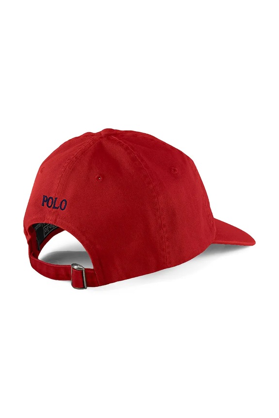 Polo Ralph Lauren czapka z daszkiem bawełniana 211912843 czerwony SS26