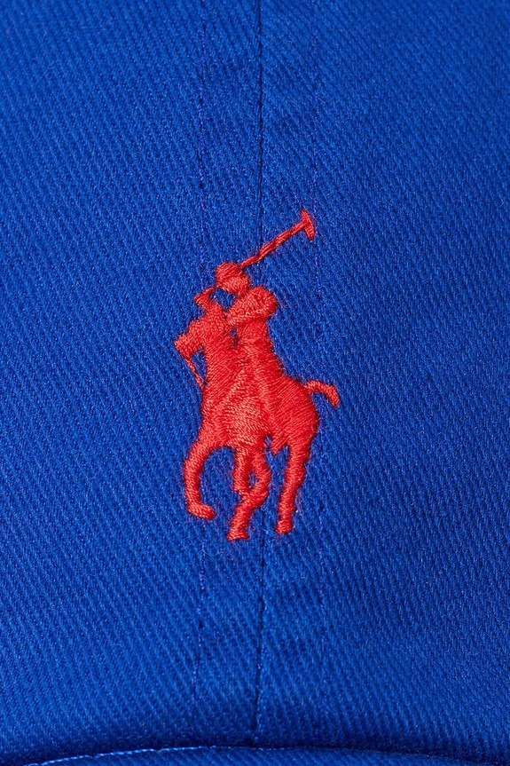 Аксесуари Бавовняна бейсболка Polo Ralph Lauren 211912843 блакитний