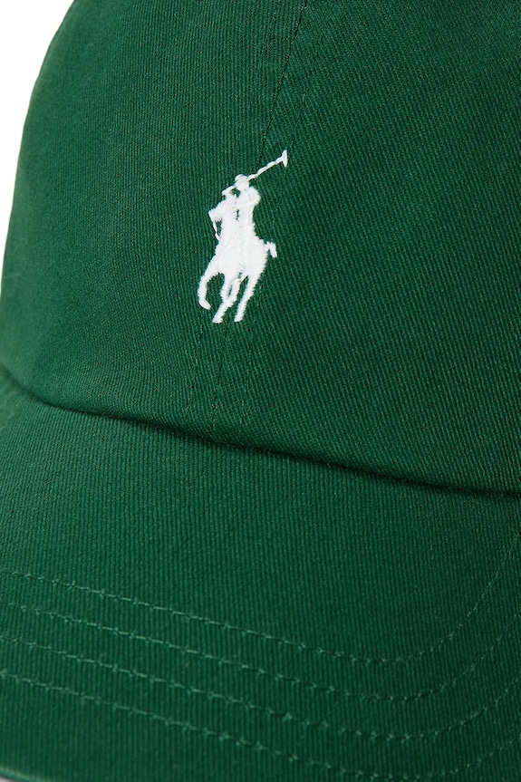 Dodaci Polo Ralph Lauren baseball kapa pamučna za žene 211912843 zelena