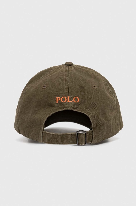 Accesorii Polo Ralph Lauren șapcă de baseball din bumbac 211912843 verde