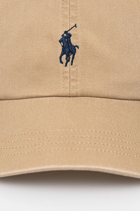 Бавовняна бейсболка Polo Ralph Lauren 211912843 бежевий SS26