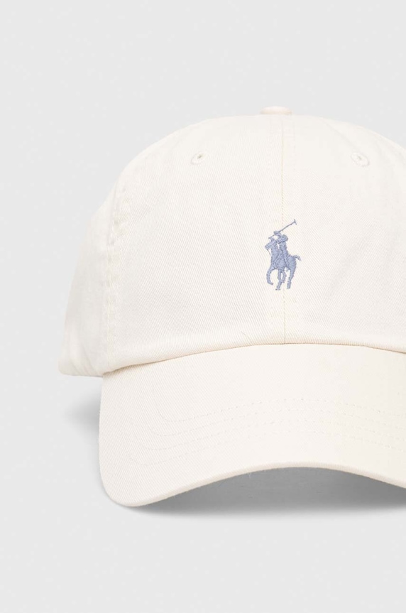 Polo Ralph Lauren бейзболна шапка дамска от памук 211912843 бежов SS26