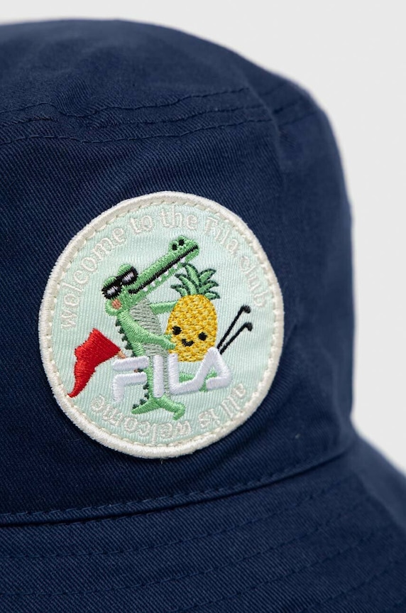 Fila pălărie din bumbac pentru copii FCK0014 bleumarin SS23