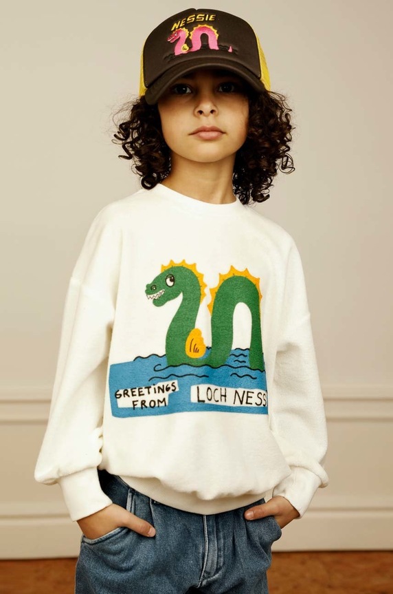 Mini Rodini czapka z daszkiem dziecięca pozostałe brązowy 2316510497