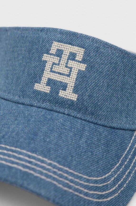 Tommy Hilfiger daszek jeansowy dziecięcy AU0AU01676.PPYX niebieski SS23