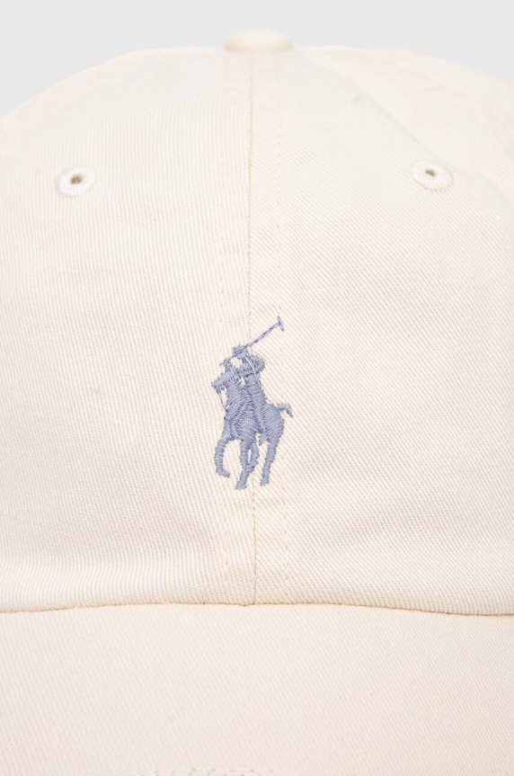Polo Ralph Lauren Καπέλο με γείσο Ανδρικό βαμβακερό 710667709 μπεζ SS26
