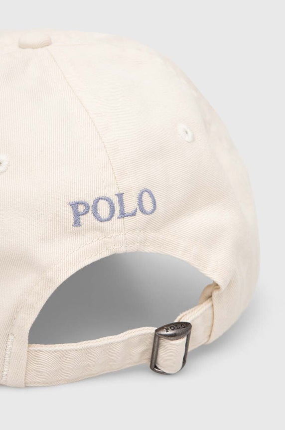 Αξεσουάρ Polo Ralph Lauren Καπέλο με γείσο Ανδρικό βαμβακερό 710667709 μπεζ