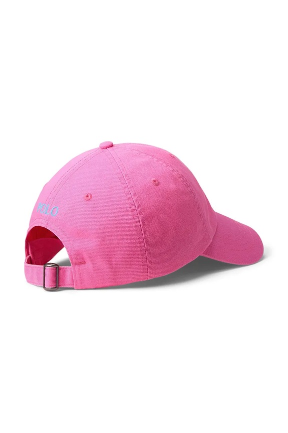 Polo Ralph Lauren czapka z daszkiem męska bawełniana 710667709 różowy SS26