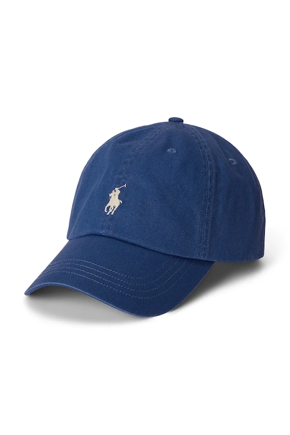 Polo Ralph Lauren kapa sa šiltom za muškarce pamučna plava 710667709