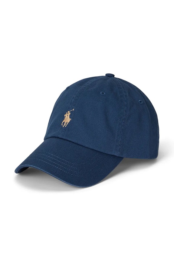Polo Ralph Lauren berretto da uomo in cotone cotone blu navy 710667709