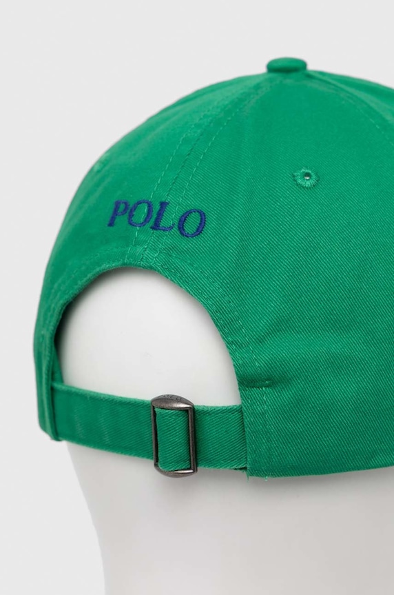 Accesorii Polo Ralph Lauren șapcă pentru bărbați din bumbac 710667709 verde