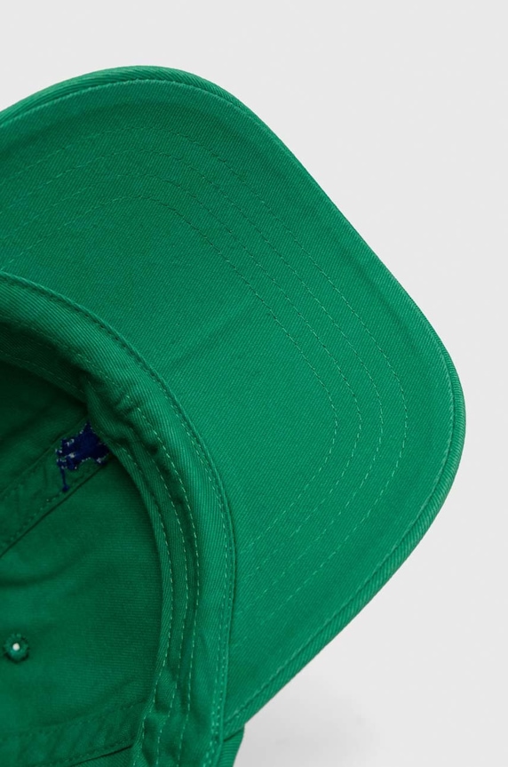 Polo Ralph Lauren șapcă pentru bărbați din bumbac verde 710667709