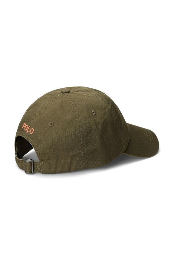 Polo Ralph Lauren șapcă pentru bărbați din bumbac 710667709 verde SS26
