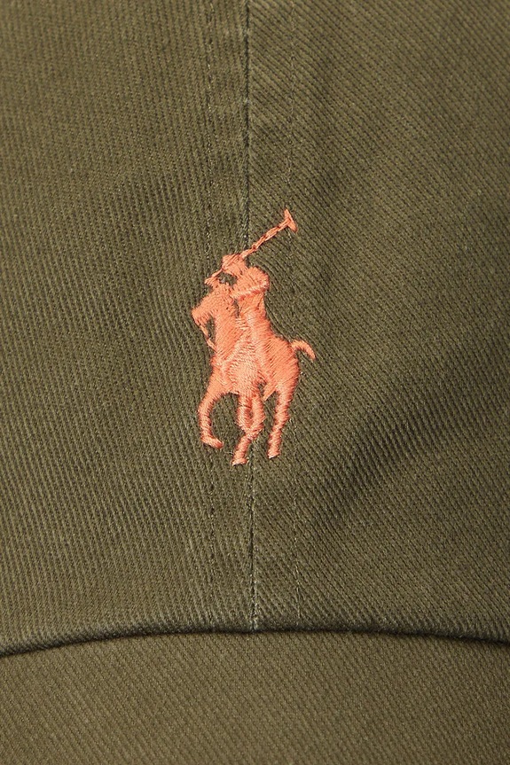 Polo Ralph Lauren șapcă pentru bărbați din bumbac verde 710667709