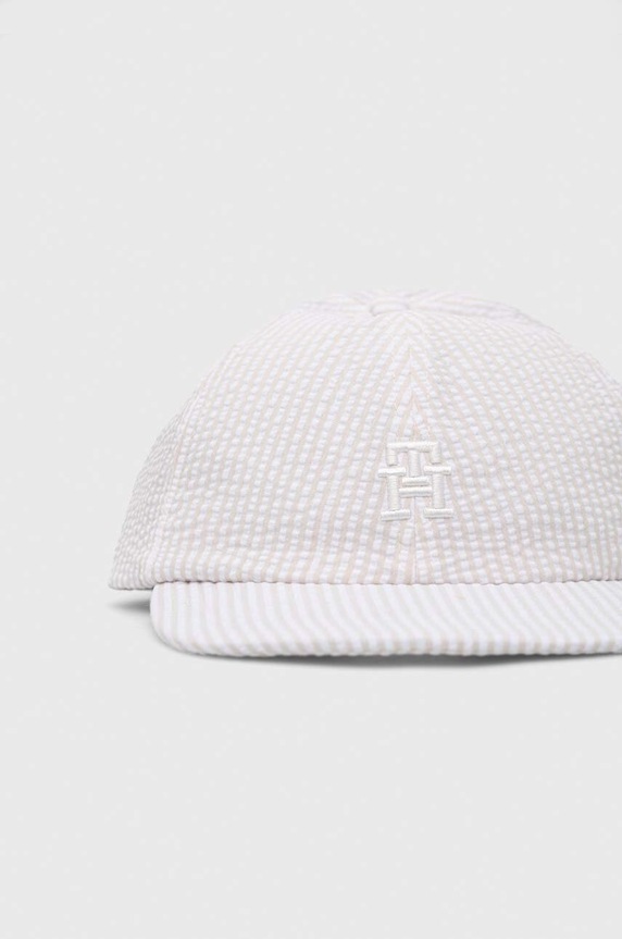 Akcesoria Tommy Hilfiger czapka z daszkiem AM0AM10869.PPYX biały