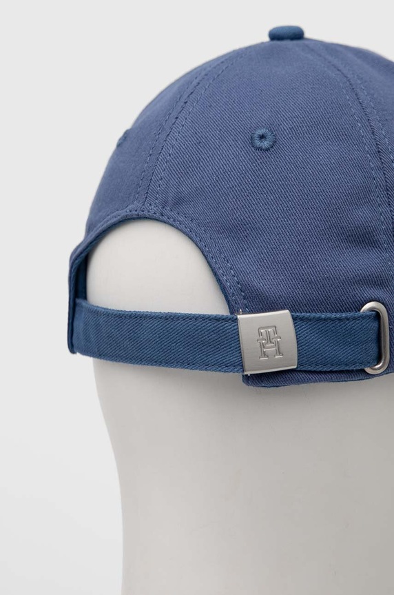 Akcesoria Tommy Hilfiger czapka z daszkiem bawełniana AM0AM10860.PPYX niebieski