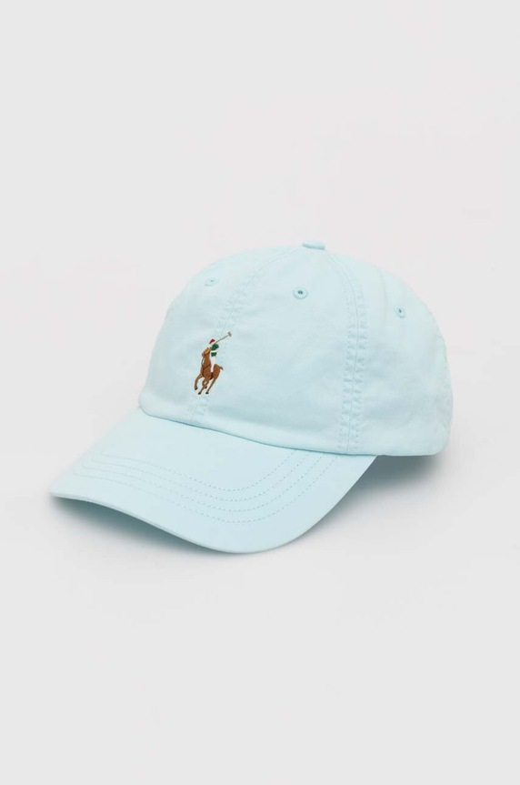 Καπέλο Polo Ralph Lauren στάμπα τιρκουάζ 710834737