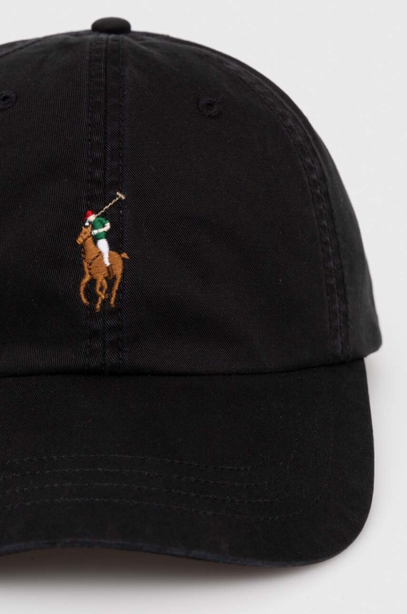 Kapa sa šiltom Polo Ralph Lauren 710834737 crna SS25