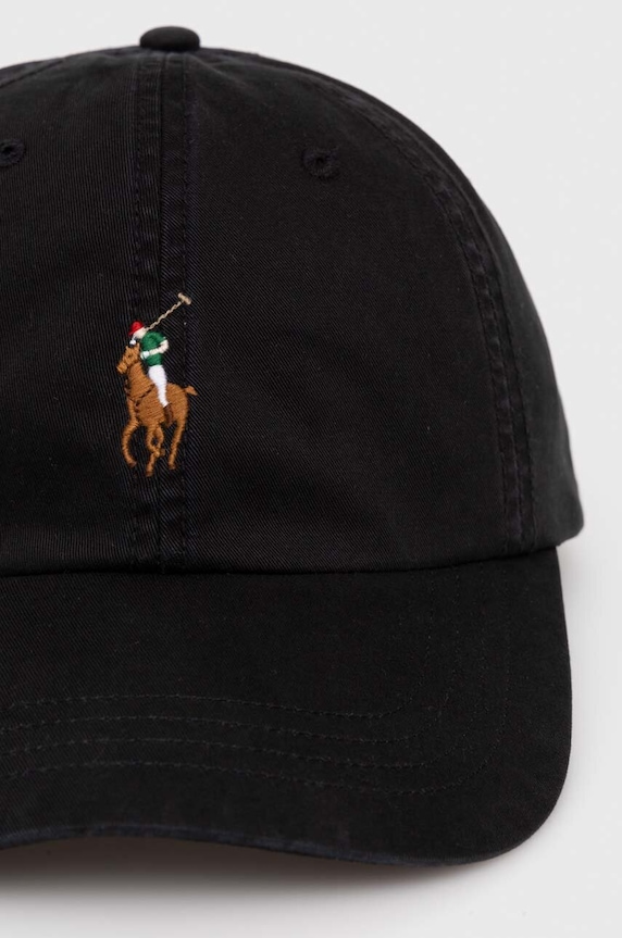 Kapa sa šiltom Polo Ralph Lauren 710834737 crna SS25