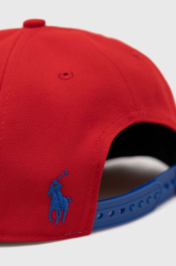 Akcesoria Polo Ralph Lauren czapka z daszkiem 710900284 czerwony