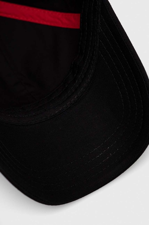 HUGO czapka z daszkiem bawełniana Men-X 581-RL czarny 50492745