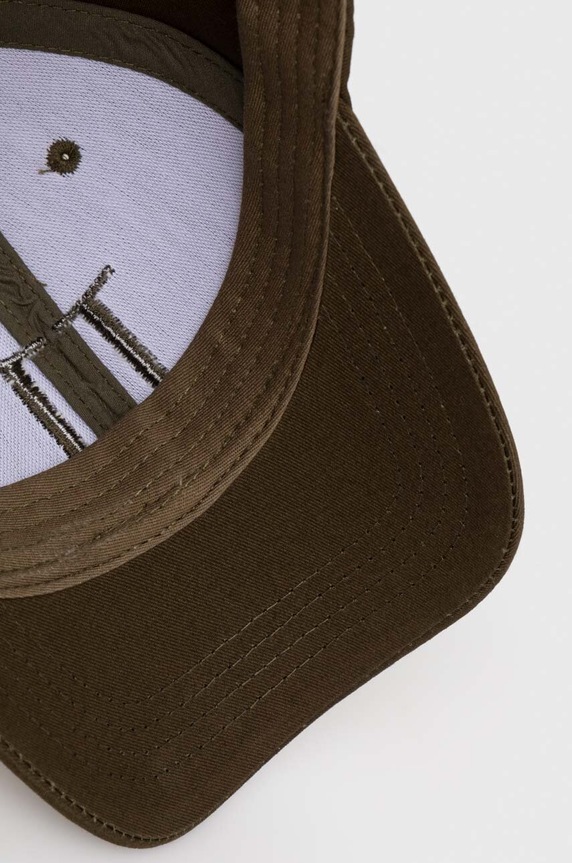 Bombažna bejzbolska kapa Les Deux zelena LDM702043.