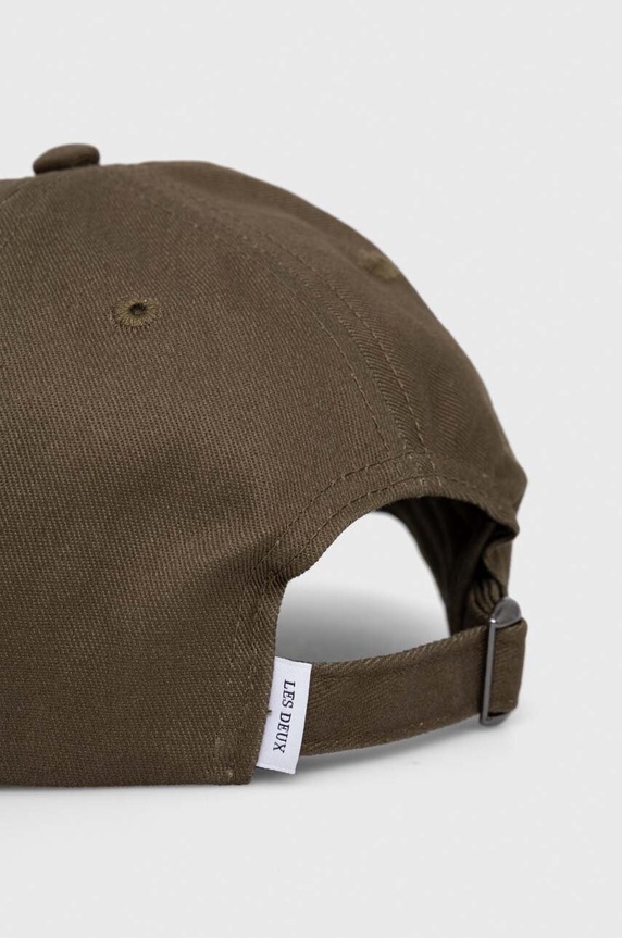 Les Deux pamut baseball sapka LDM703013 zöld AW23