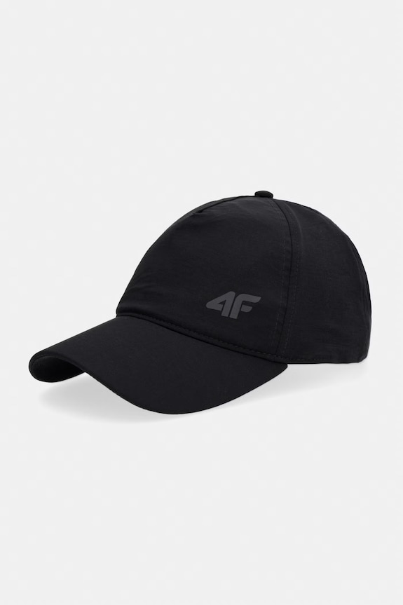 4F șapcă de baseball din bumbac bumbac negru 4FSS23ACABM126