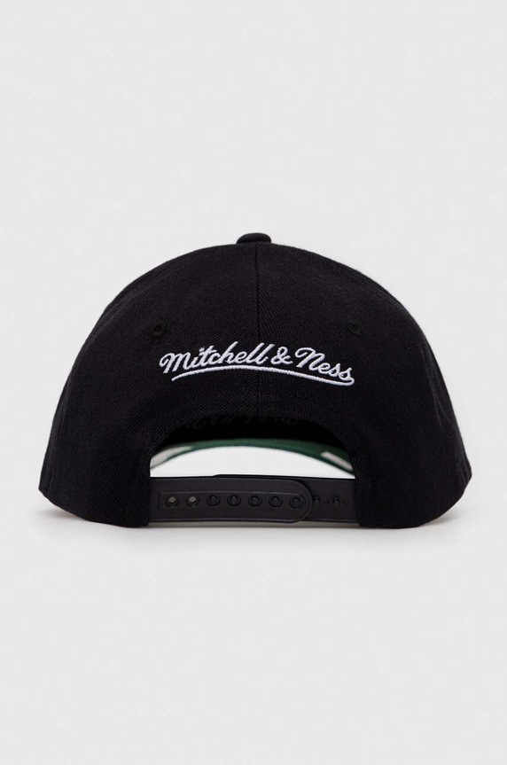 Akcesoria Mitchell&Ness czapka z daszkiem z domieszką wełny INTL102 czarny