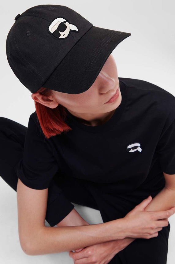 Karl Lagerfeld pamut baseball sapka 230W3401