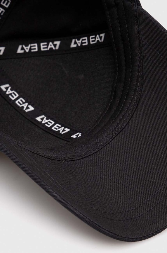 EA7 Emporio Armani pamut baseball sapka fekete 247088.CC010