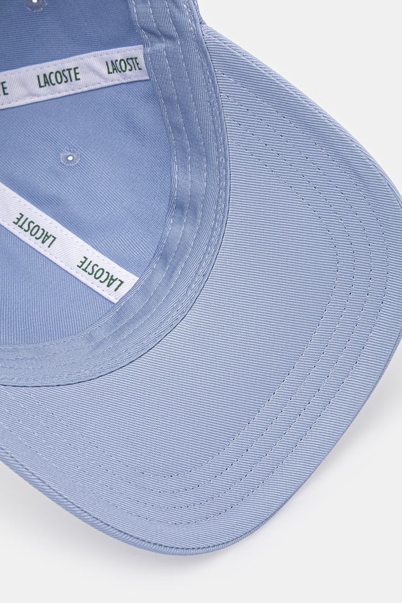 Lacoste baseball cap bawełniana niebieski RK0440