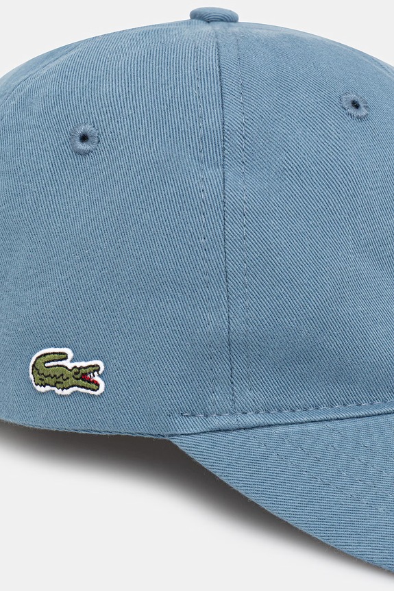 Lacoste czapka z daszkiem bawełniana RK0440 niebieski SS26