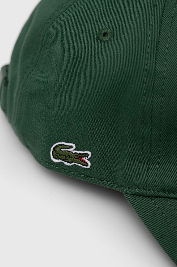Accessori Lacoste cappello da baseball in cotone RK0440 verde