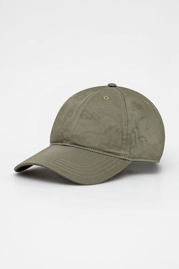 Lacoste czapka baseballowa bawełniana zielony RK0440