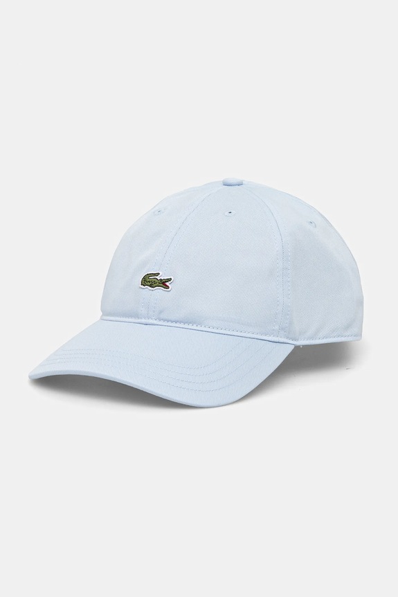 Lacoste bejzbalová čiapka bavlnená bavlna modrá RK0491