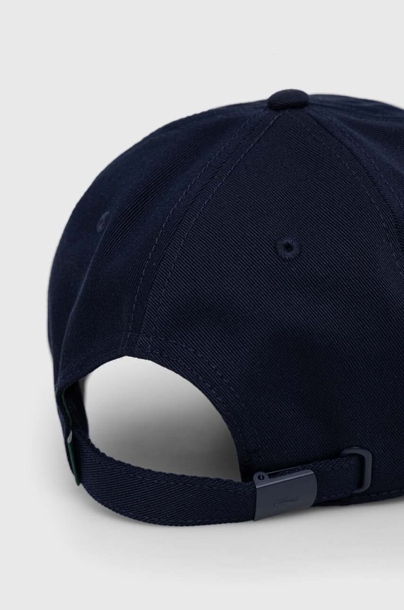 Lacoste șapcă de baseball din bumbac RK0491 bleumarin SS26